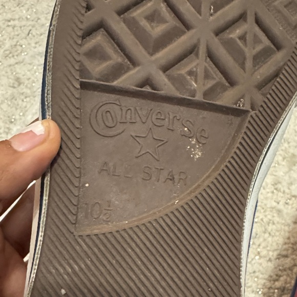 JW Anderson converse blue chuck 70 Navy Logo High-Tops size 10.5 men 12.5 women. - Picture 10 of 13